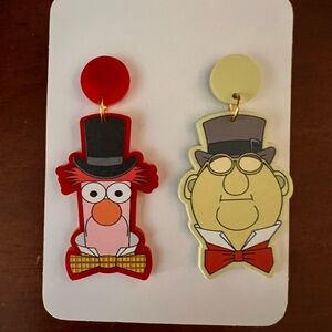 Beaker and Bunsen Honeydew Muppet Character Earring Set
